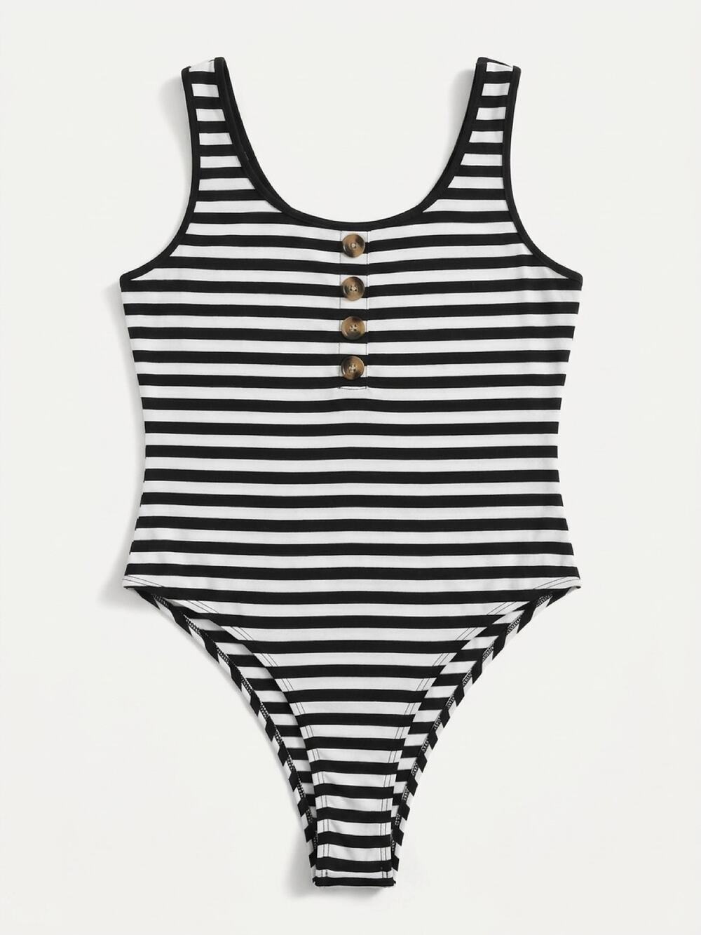 Shein New Stripped tank-style bodysuit